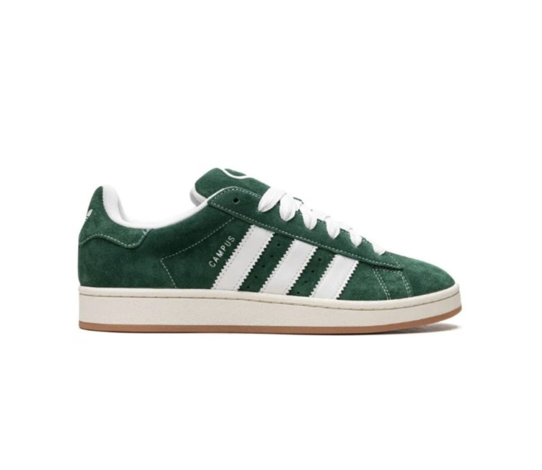 Adidas campus dark green gum