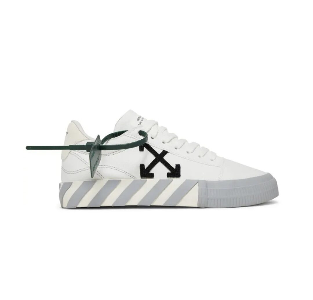 OFF WHITE vulc sneaker white grey